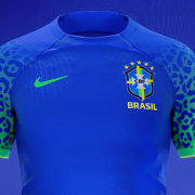 2022 World Cup  Brazil Men Away Jersey(Customizable)