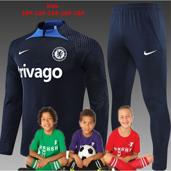 Kid's 22/23 Chelsea Navy Training Suits